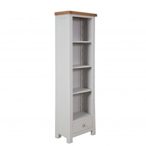 Melksham Painted Slim Bookcase