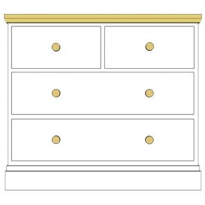 Cornish 2 + 2 Chest Of Drawers