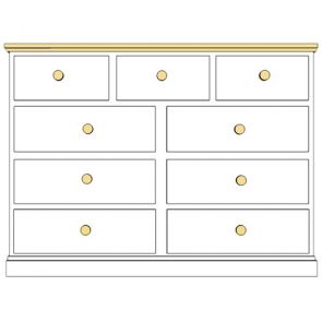 Cornish 9 Drawer       Multichest
