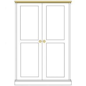 Cornish 2 Door Double Wardrobe