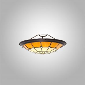 Bfs Lighting Alysia, 35cm Non-Electric  Shade, Crachel/Beige/Clear Crystal Centre IL6327HS
