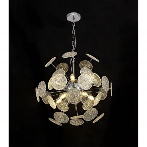 Bfs Lighting Ameleah Pendant,10 x E14, Polished Chrome IL5137HS