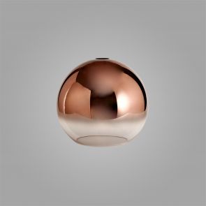 Bfs Lighting Angela 30cm Globe Glass, Copper/Clear IL2977HS