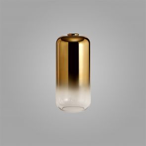 Bfs Lighting Angela 16cm Cylinder Glass, Brass Gold/Clear IL3977HS