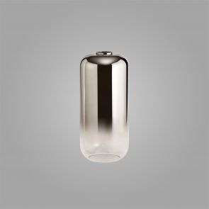 Bfs Lighting Angela 16cm Cylinder Glass, Smoked/Clear IL4977HS