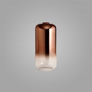 Bfs Lighting Angela 16cm Cylinder Glass, Copper/Clear IL5977HS