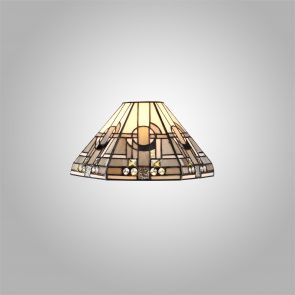 Bfs Lighting Areta, 30cm Non-electric Shade  For Pendant/Ceiling/Table Lamp, White/Grey/Black