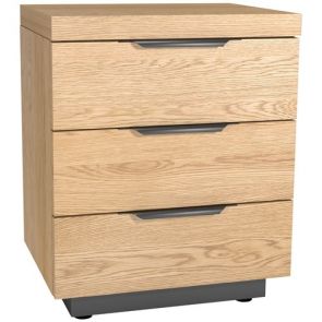 Urban Loft Bedroom 3 Drawer Bedside