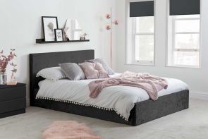 Burton Fabric Ottoman Bedframe 5'0" Kingsize