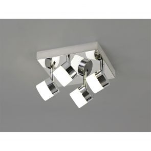 Bfs Lighting Britanora 4 Light Ceiling, 4 x 5W LED, 4000K, 1700lm, IP44, Polished Chrome,    