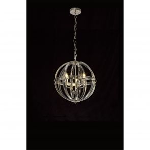 Bfs Lighting Christina Teardrop Pendant, 1 Light E27, Polished Nickel IL8318HS