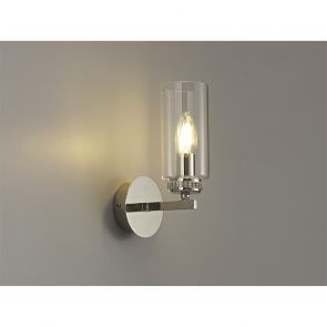 Bfs lighting Daisy  Wall Lamp Switched, 1 x E14, Polished Nickel IL2137HS
