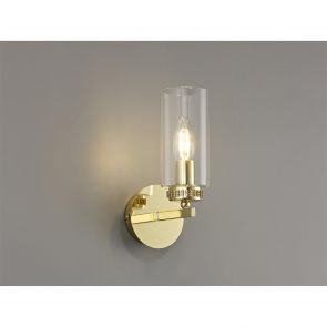 Bfs lighting Daisy  Wall Lamp Switched, 1 x E14, Polished Gold IL3237HS