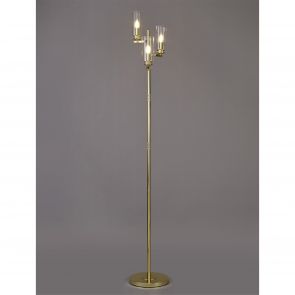 Bfs lighting Daisy  Floor Lamp, 3 x E14, Polished Gold IL7537HS