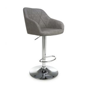 Sierra Gas Lift Bar Stool Charcoal