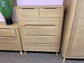 Evesham Oak Bedroom 2 Over 4 Tall Chest