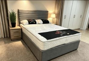 Foundations 1000  1000 Divan Set With 2 FREE Drawers & FREE Headboard