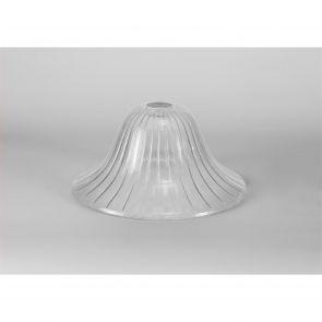 Bfs Lighting Lucinda Bell 30cm Clear Glass Lampshade IL2508HS