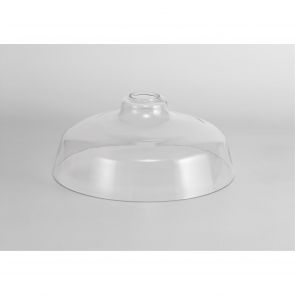 Bfs Lighting Lucinda Flat Round 38cm Clear Glass Lampshade IL7508HS