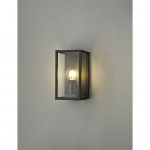 Bfs lighting Maleah Flush Wall Lamp, 1 x E27, IP54, Graphite Black,     IL5117HS