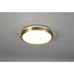 Bfs lighting Mariah Ceiling, 1 x 12W LED, 4000K, 565lm, IP44, Soft Bronze/White,     IL7577HS