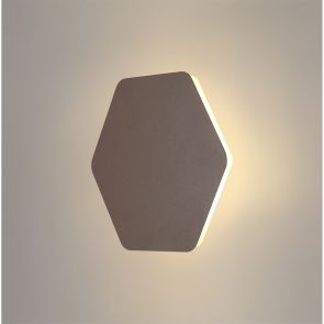 Bfs Lighting Melody Magnetic Base Wall Lamp, 12W LED 3000K 498lm, 20/19cm  , Coffee/Acrylic