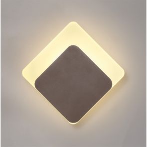 Bfs Lighting Melody Magnetic Base Wall Lamp, 12W LED 3000K 498lm, 15/19cm  Bottom Offset, Cof