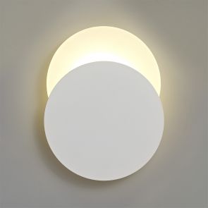 Bfs Lighting Melody Magnetic Base Wall Lamp, 12W LED 3000K 498lm, 15/19cm, Sand White/Acrylic