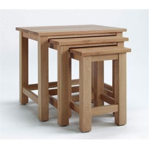 Kingsbridge Oak Dining Nest Of Oak Tables