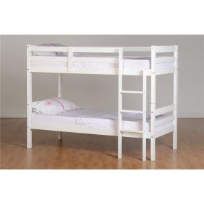 Stanton Bunk 3'0 Solid Pine Bunk White Or Pine