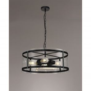 Bfs Lighting Primrose Wall Light, 2 Light E27, Matt Black IL8618HS