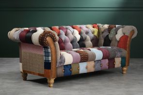 Winchester Patchwork Chesterfield 2 Seater Sofa
