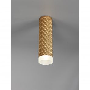 Bfs lighting Sienna 1 Light 20cm Surface Mounted Ceiling GU10, Rose Gold/Acrylic Ring IL1710K