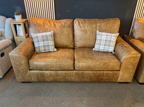 Rutland 3 seater & 2 seater leather sofa