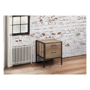 Lucca 2 Drawer Bedside