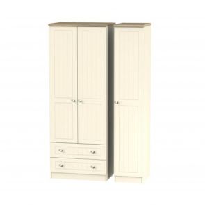 Veryan Tall Triple 2 Drawer Robe